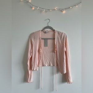 Blush Pink Cropped Cardigan!!! 🩷🎀